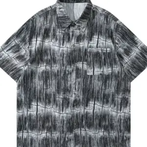 Men's Midnight Graphic Oversized Shirt