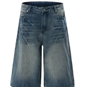 Men's Deep Indigo Relaxed Denim Shorts